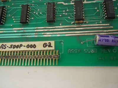 GOULD MODICON AS-500P-000 PROCESSOR BOARD REV.G AS500P000