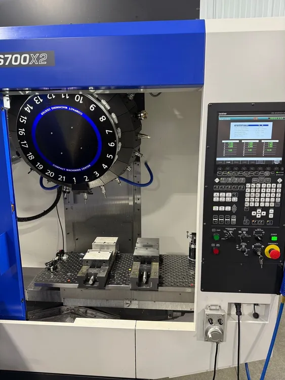 Used 2022 BROTHER SPEEDIO S700X2 Drilling & Tapping Centers California US | Machinery Resources International 8 #124688