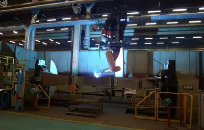 USED CLOOS ROMAT 310 WELDING UNIT FOR BIG PIECES