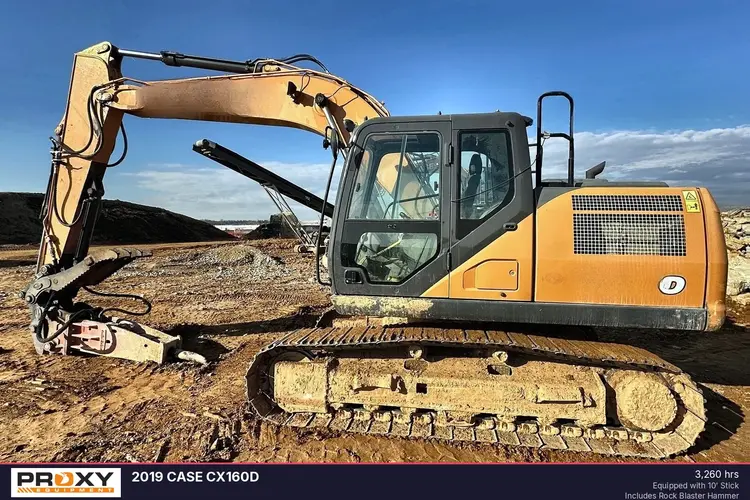 Used 2019 CASE CX160D Crawler Excavators Pennsylvania US | Proxy Equipment #1377913