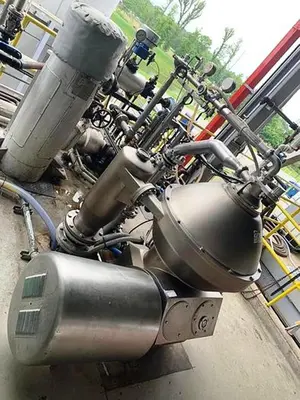 Alfa-Laval PX 55 VGV-11C vegetable oil separator, 316SS.
