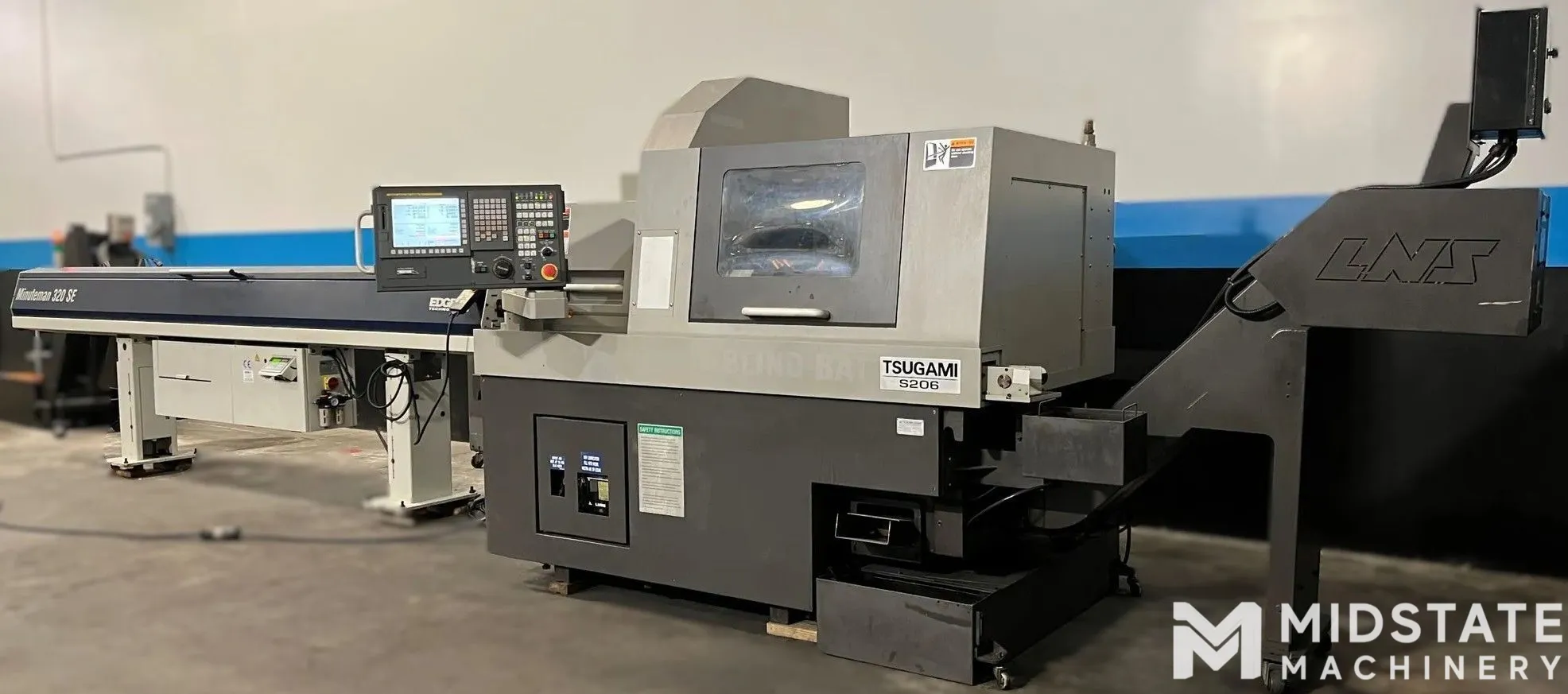 Tsugami S206 CNC Swiss Lathe, New in 2014