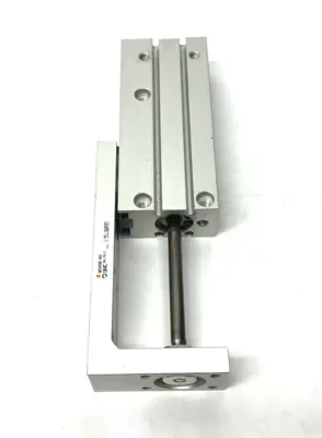 USED SMC COMPACT SLIDE CYLINDER TABLE, HIGH-RIDGIDITY, 16MM BORE
