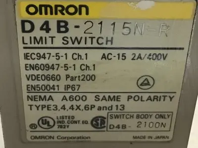 USED OMRON D4B-2115N-R