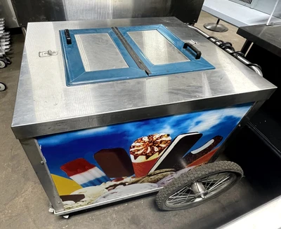 72-0383 Coldtech 6CT-L4-00 Self Contained Low Temp Ice Cream Vending Cart