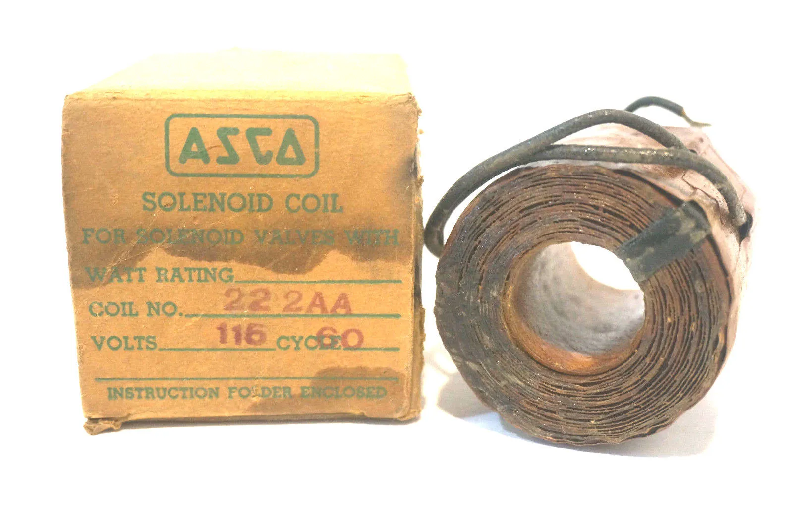 NEW ASCO 22.2AA COIL 222AA