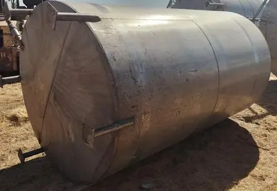 Tank, 2,100 Gallon, Stainless Steel, 6' X 10' #S745306