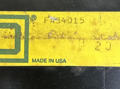 USED SQUARE D FA34015