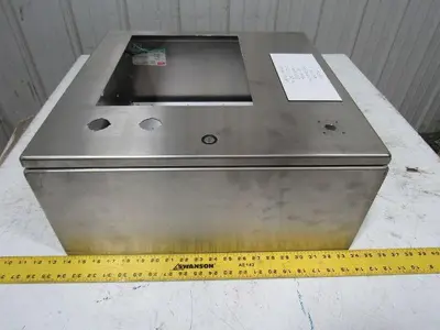 Hoffman CSD20208SS 20x20x8" Stainless Steel Electrical Enclosure W/Backplate