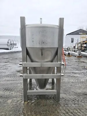 Used 310 Gallon Tank (Tote), Stainless Steel