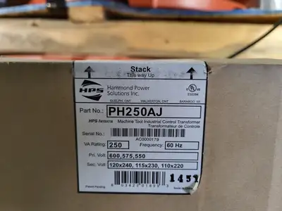 NEW HAMMON POWER SOLUTIONS INC. PH250AJ