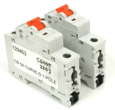 2 NEW SPRECHER SCHUH L8-5/1/D CIRCUIT BREAKERS L851D