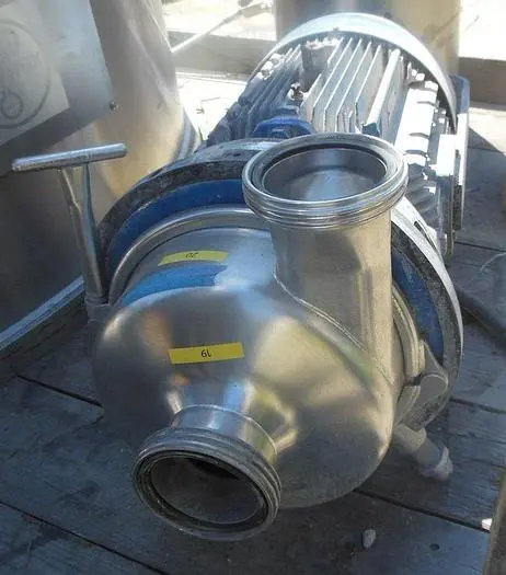 Pump, Centrif., 15 HP, S/st, Hilge, 3.25" In/Out #S742999