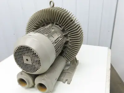 Siemens ELMO-G 2BH1800-7AK12 2.5" Regenerative Vacuum Blower 8.4Hp 230/460V 3PH