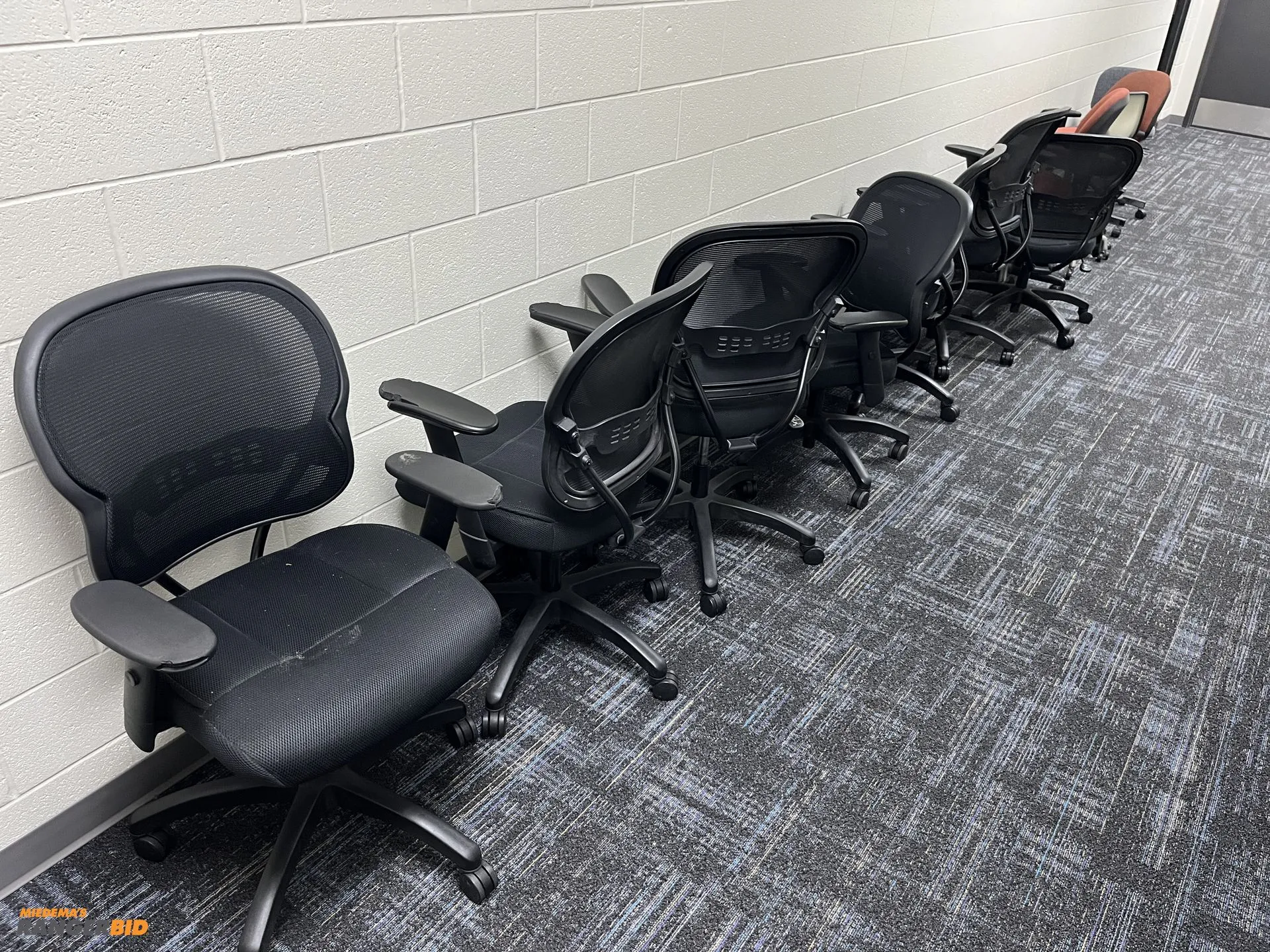 Lot of Rolling office Chairs