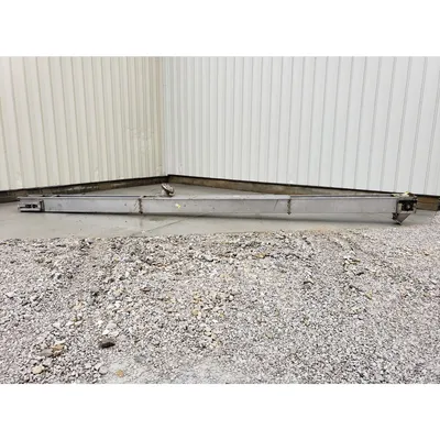 Used 9" Wide. X 25' Long Stainless Steel Belt Conveyor