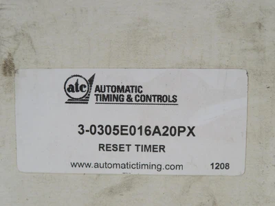 New | in-Stock ATC AUTOMATIC TIMING & CONTROLS _UNKNOWN_ Timers | OCO Industrial #1660557