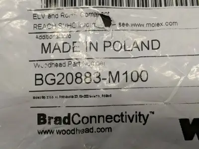 New | in-Stock MOLEX CABLE MC-14P-FE-ST-10M-PUR Cable & Wire | Maverick Industrial Sales #1101600