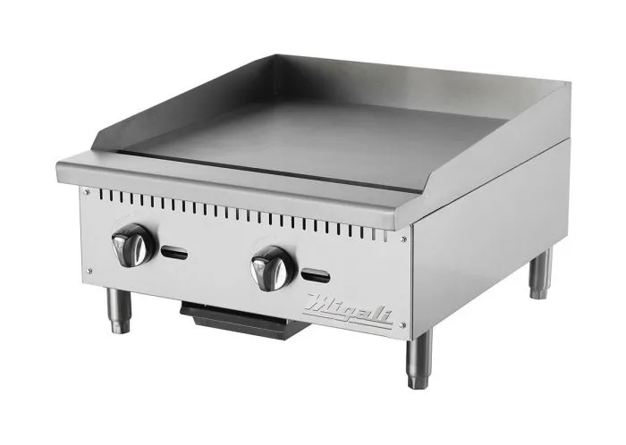 Migali C-G24 24″ Wide Manual Griddle - 60,000 BTU Competitor Series