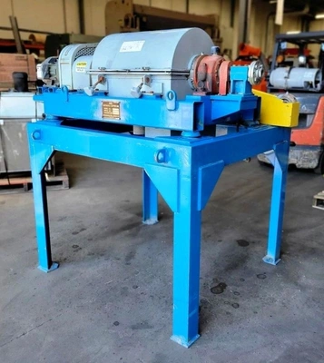 IHI HS-204L-S solid bowl decanter centrifuge, 304SS.