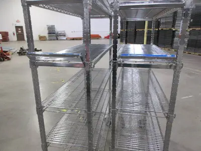 CARI ALL, METRO STYLE WIRE SHELVING ON WHEELS