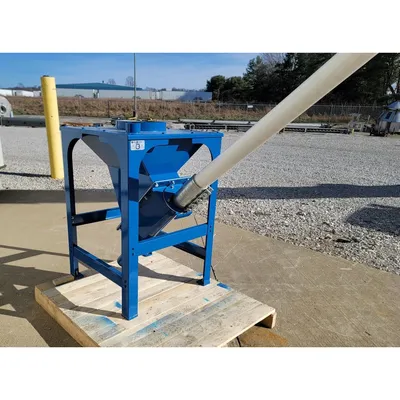 New Carolina Conveying 3" Dia x 10' Long Flexible Screw Conveyor, Mild Steel
