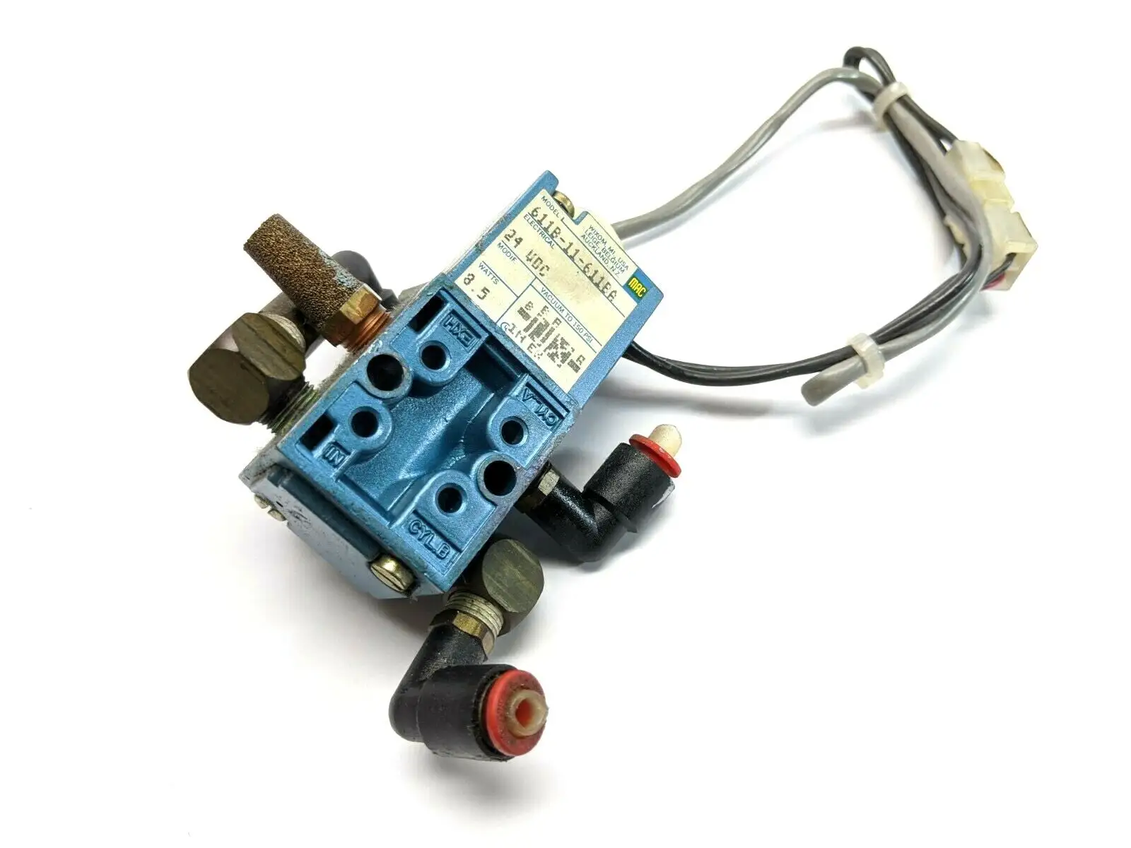 Used MAC VALVES REGULATED PRESSURE VALVE Solenoid Valves | Maverick Industrial Sales #1106717
