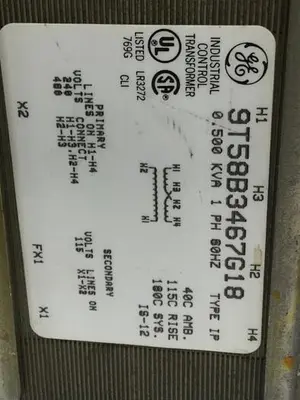USED GENERAL ELECTRIC 9T58B3467G18