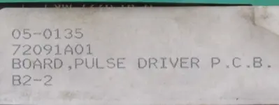 USED AJAX MAGNETHERMIC 72091A01 PULSE DRIVER BOARD