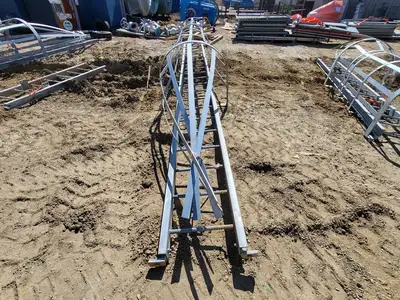 20.5ft. Steel Caged Ladder