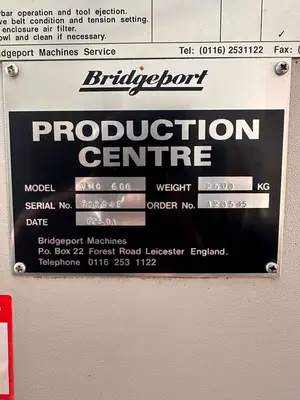 Bridgeport VMC 600