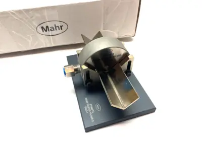 New | in-Stock MAHR DIMENSIONAIR AIR RING GAUGE 2-JET W/ GUIDE CHUTES & BASE PLATE Air Gages Michigan US | Maverick Industrial Sales #1123053
