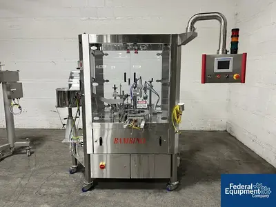 USED Capmatic Capmatic Monoblock Filler, Plugger, Capper, Model Bambino