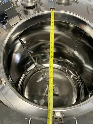 USED APACHE APACHE 1400 LITER STAINLESS STEEL PRESSURE VESSEL SINGLE WALL TANK W/ CONTROLLER