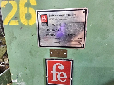 Used FE DTM-03-20 Wire In-Line Drawers New York US | Barbarotto Int'l Sales Corp #1332924