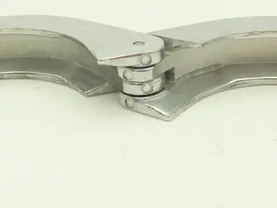 Nor-Cal NW-50-CP Aluminum Wing Nut Clamp for DN 50 ISO-KF Flange Lot of 7