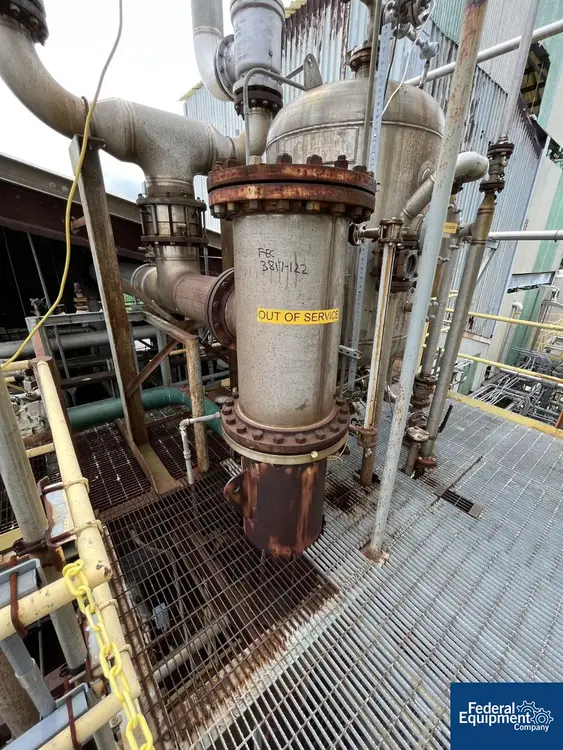 Used GMW, Inc. 1,024 Sq Ft GMW Heat Exchanger, 316L S/S, 100/100# Heat Exchangers Ohio US | Federal Equipment Company 11 #126611