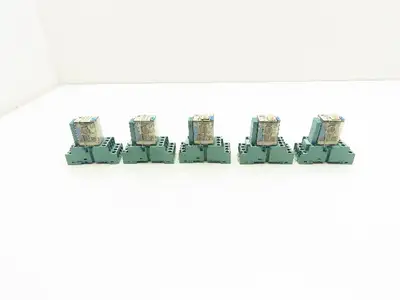 Finder 55.34.9.024.0094 24V Relay Base Diode Lot of 5