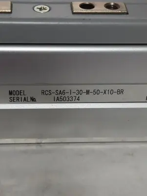 Used ROBO CYLINDER RSCS-SA6-1-30-M-50-X10-BR Industrial Controls Ohio US | Surplus Asset Holdings #1364067