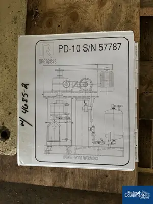 Used Ross 10 Gal Ross Planetary Mixer, Model PD-10, S/S Mixers Ohio US | Federal Equipment Company #129841