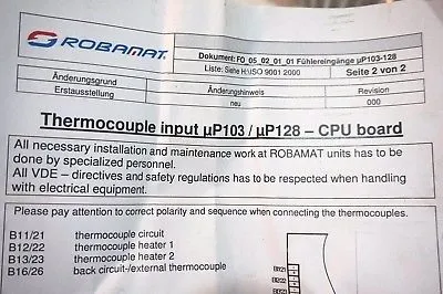 NEW ROBAMAT A.G0.A07.7410.C HEAT UNIT AG0A077410C
