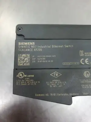USED Siemens 6GK5208-0BA00-2AF2 SCALANCE XF208 SIMATIC NET Ethernet Switch