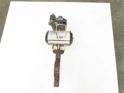 Flowserve B100D 3" Butterfly Wafer Valve Teflon Pneumatic Actuator w/Positioner