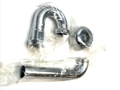USED PROFLO 1-1/4″ TUBULAR P-TRAP ZINC 20 GAUGE CHROME FINISH