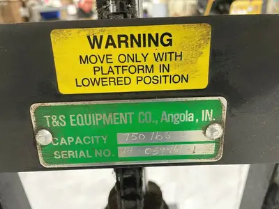 Used Maverick Industrial Sales Rolling Platform Lift Cart Platform Lifters Michigan US | Maverick Industrial Sales #1401611