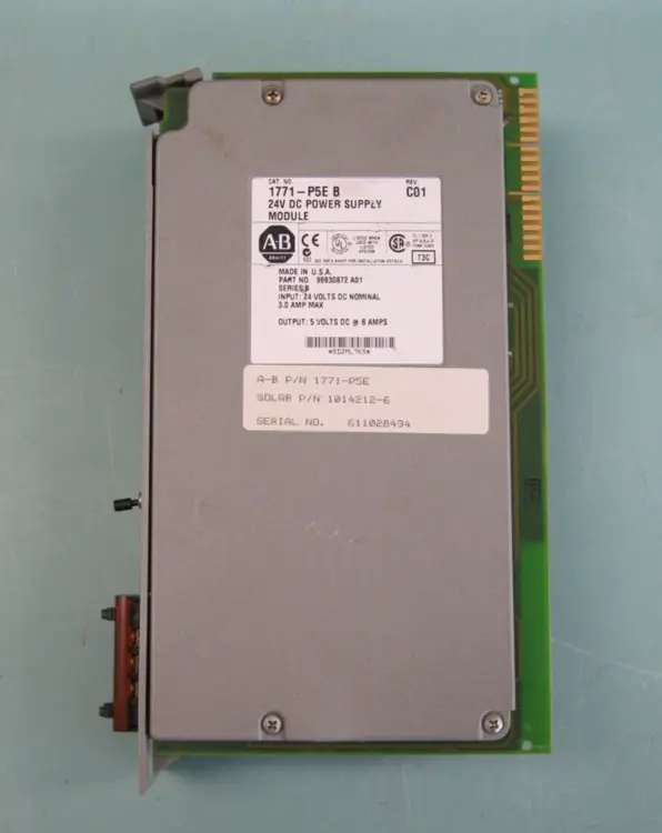 Used Allen-Bradley 1771-P5E/B Automation Control (HMI) New Hampshire US | Bitter End Trading #1126732