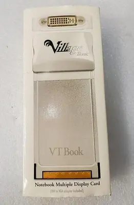 VILLAGE TRONIC VT BOOK NOTEBOOK MULTIPLE DISPLAY CARD