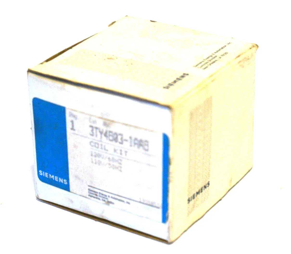 NEW SIEMENS 3TY4B03-1AAB COIL KIT 3TY4B031AAB