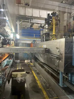 2500 Ton Schuler Model HZPUI Hydraulic Tandem Press Line - (4) 1250 Ton Schuler follow up Presses