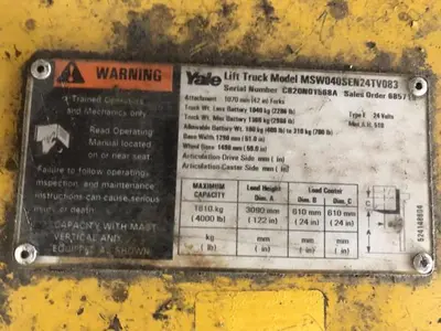 USED 2003 YALE MSW040LE